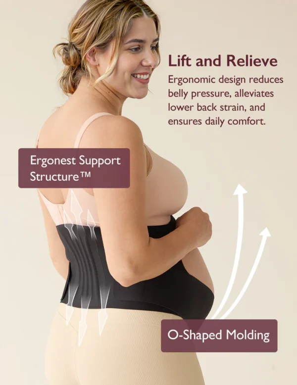 Momcozy Pregnancy Belly Band | Black Large - Image 3