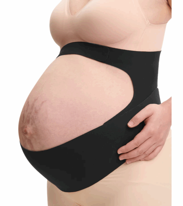 Momcozy Pregnancy Belly Band | Black Large - Image 2