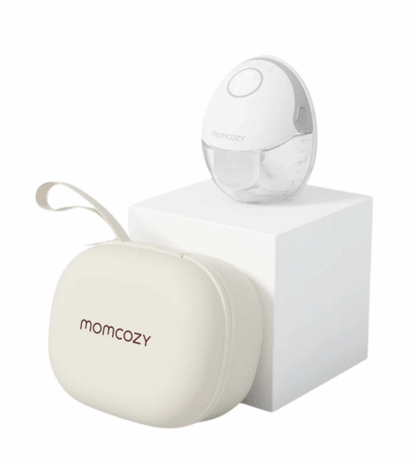 Momcozy Wearable Hands Free Breast Pump Mobile Style M6| Grey Single - Image 2