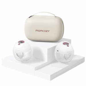 Momcozy Wearable Electric Breast Pump Hands-Free M5 | Red Double
