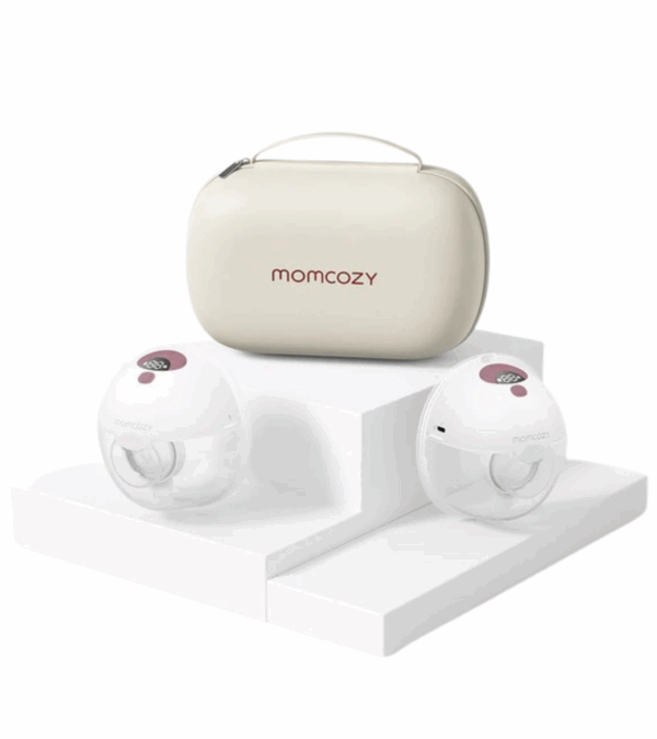 Momcozy Wearable Electric Breast Pump Hands-Free M5 Red – Double