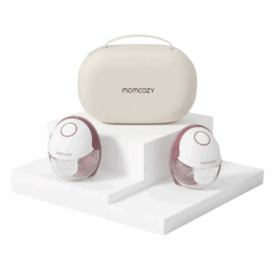 Momcozy Wearable Hands-free Breast Pump Mobile Style | M6 Red Double