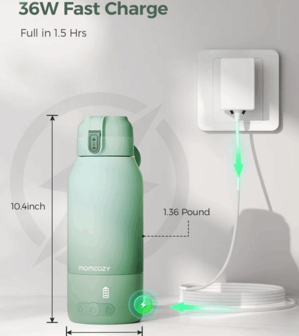 Momcozy Portable Breast Milk and Water Warmer for Travel - Image 6