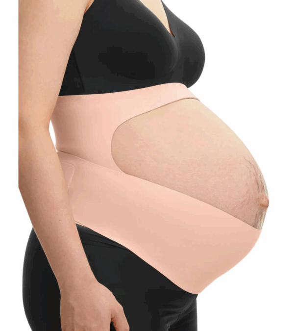 Momcozy Pregnancy Belly Band | Oyster Pink Large - Image 2