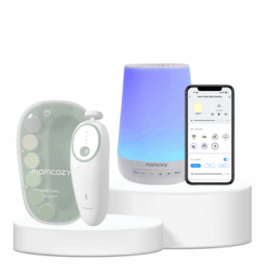 Momcozy Electric Baby Nail File & Momcozy Baby Sound Machine- Set