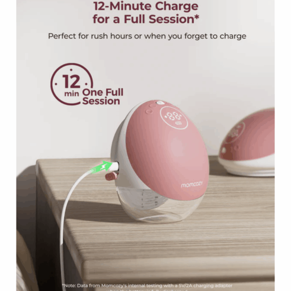Momcozy Breast Pump M9 | Red Single & Momcozy Breastmilk Storing Bags - Set - Image 8