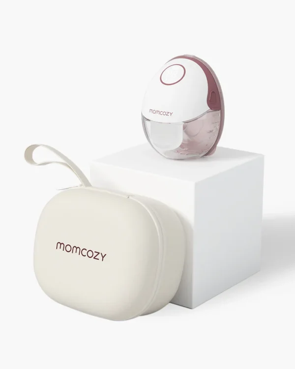 04_dfda22bb-402b-44a6-9f4b-3fb5995b6052 Momcozy Wearable Hands-Free Breast Pump Mobile Style M6 | Red Single