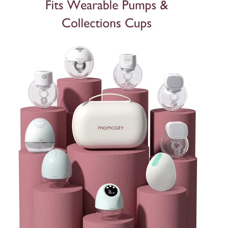 Momcozy Breast Pump Bag for Hands-Free Wearable Breast Pumps( Holds 1) - Image 3