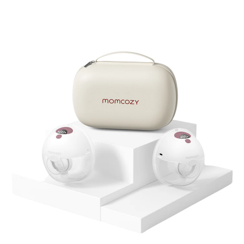 Momcozy Wearable Electric Breast Pump Hands-Free M5 | Red Double