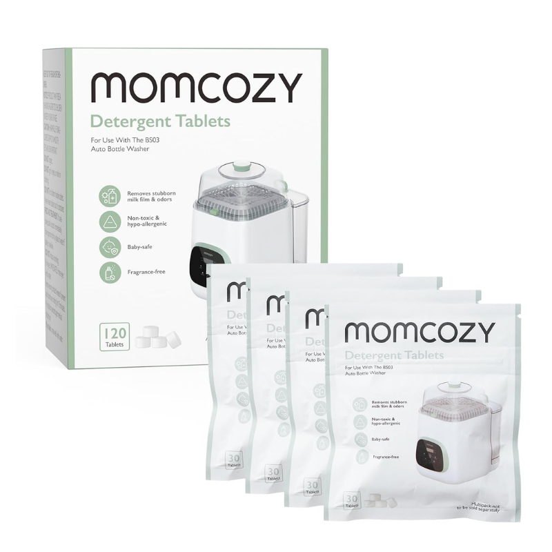 Momcozy Washing Block for Momcozy KleanPal Pro Baby Bottle Washer, 120 Detergent Tablets